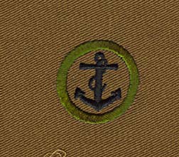 Boy Scout Merit Badge Textiles circa '59-'69 2870M 